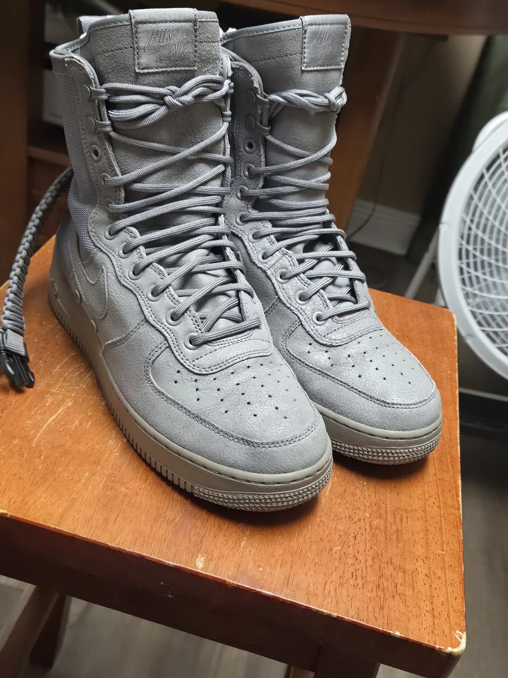 Nike Men's Special Fields High-Top Tactical Boot in Gray